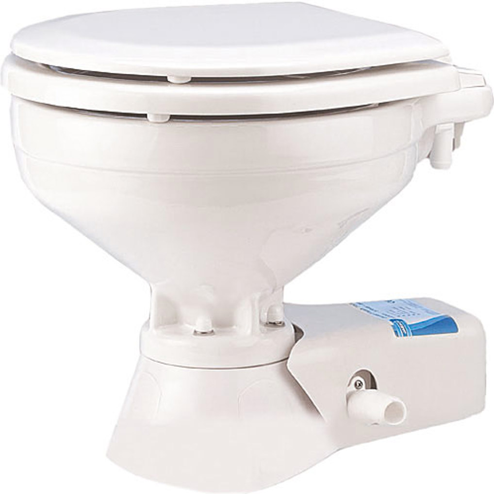 Toilette mit Elektropumpe See