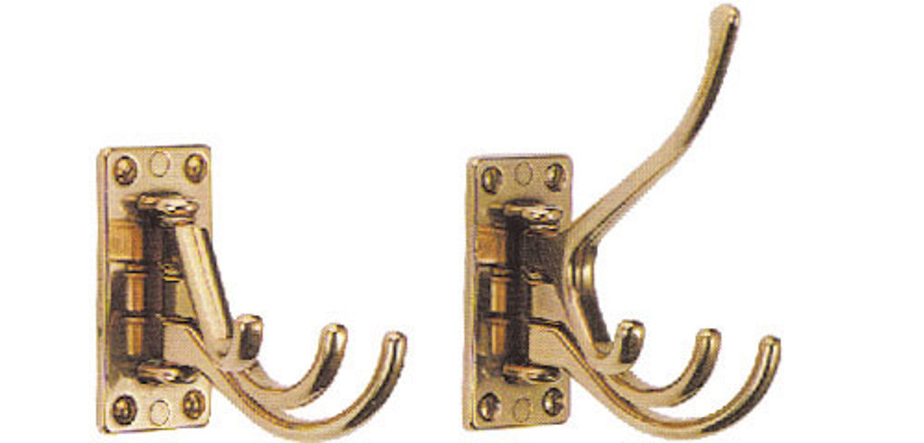 Kleiderhaken Messing