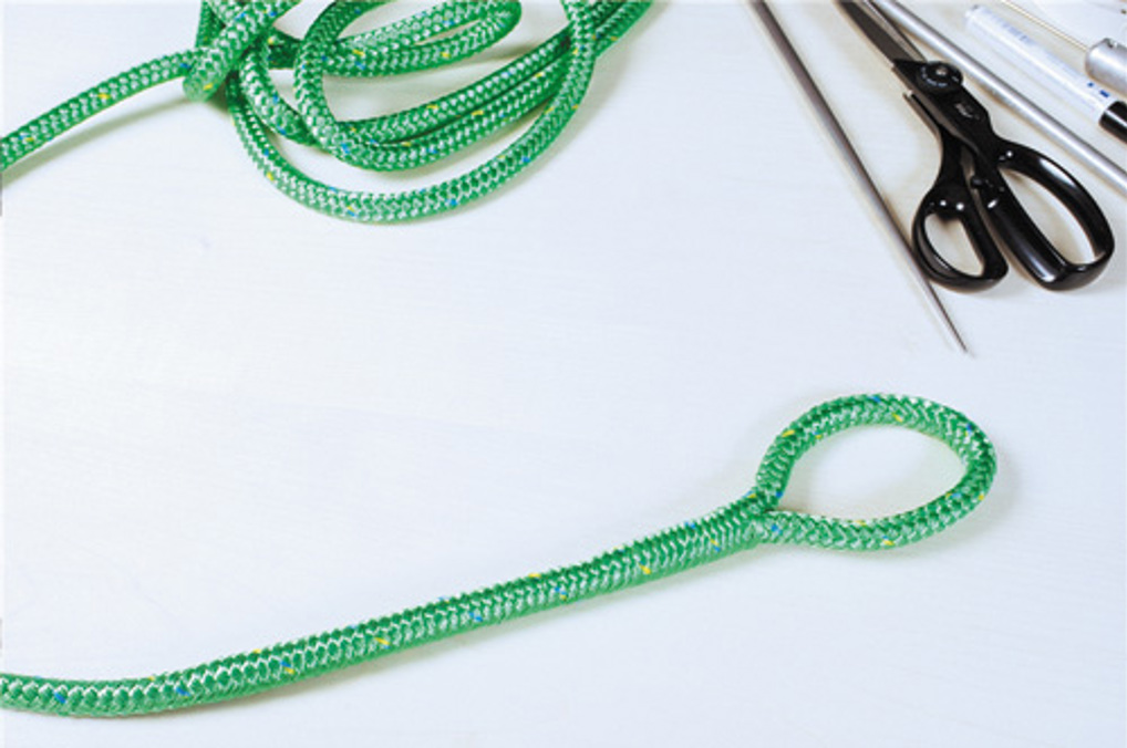 Tauspleiß (Einzug) geflochtenes Tau