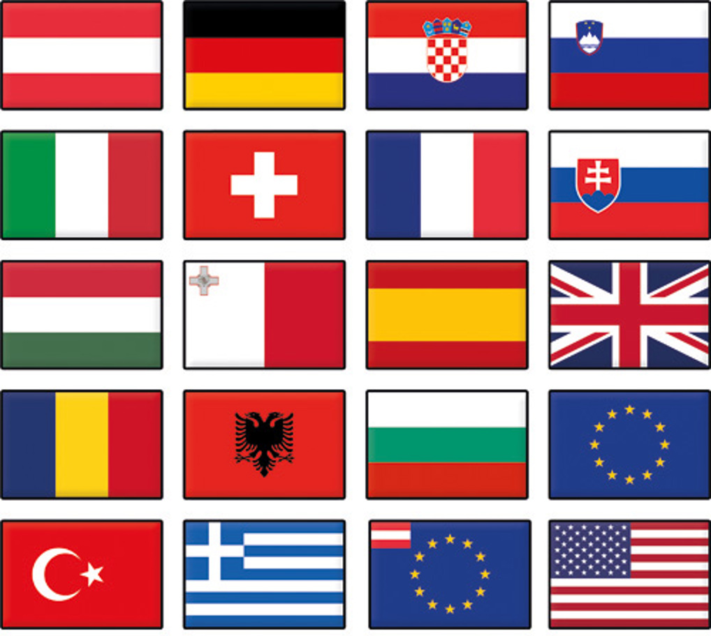 Nationalflagge 80 x 50 cm
