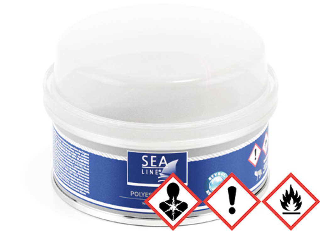 Polyester Spachtel mit Glasfaser