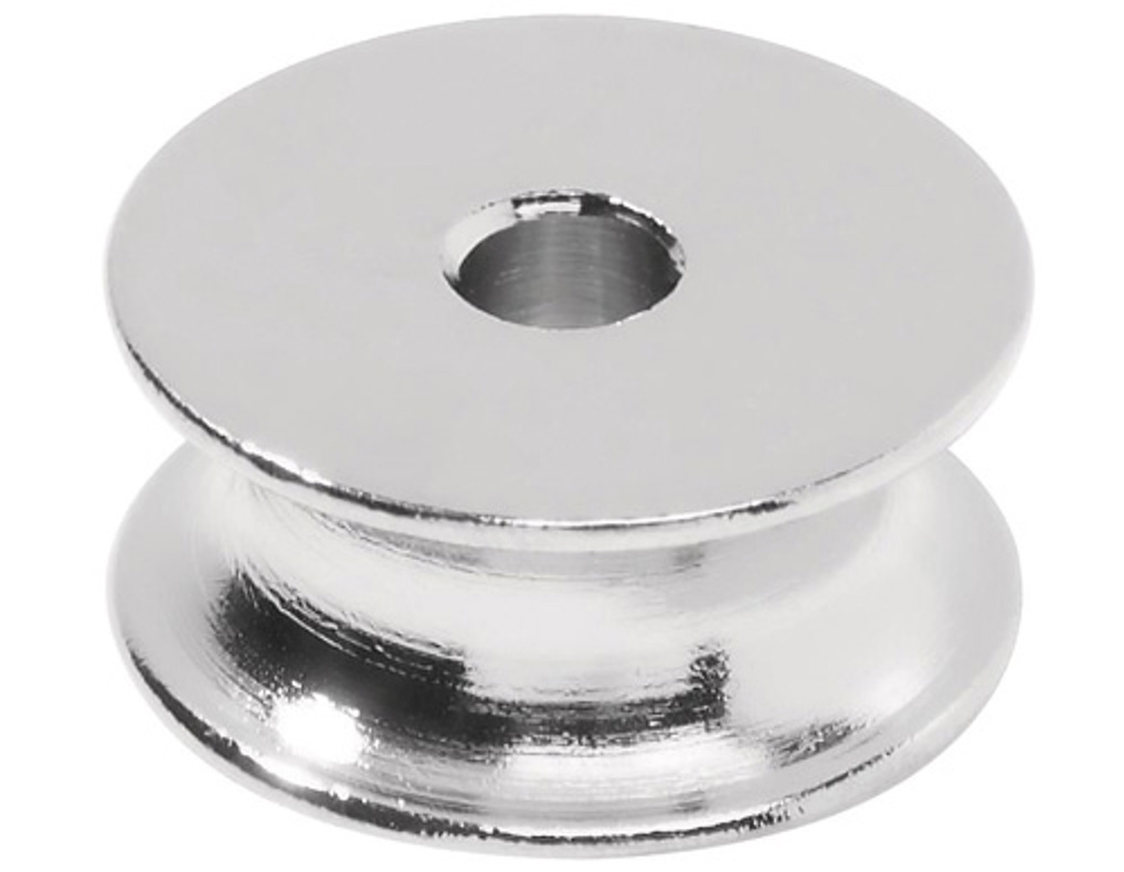 Messingrolle (vernickelt)