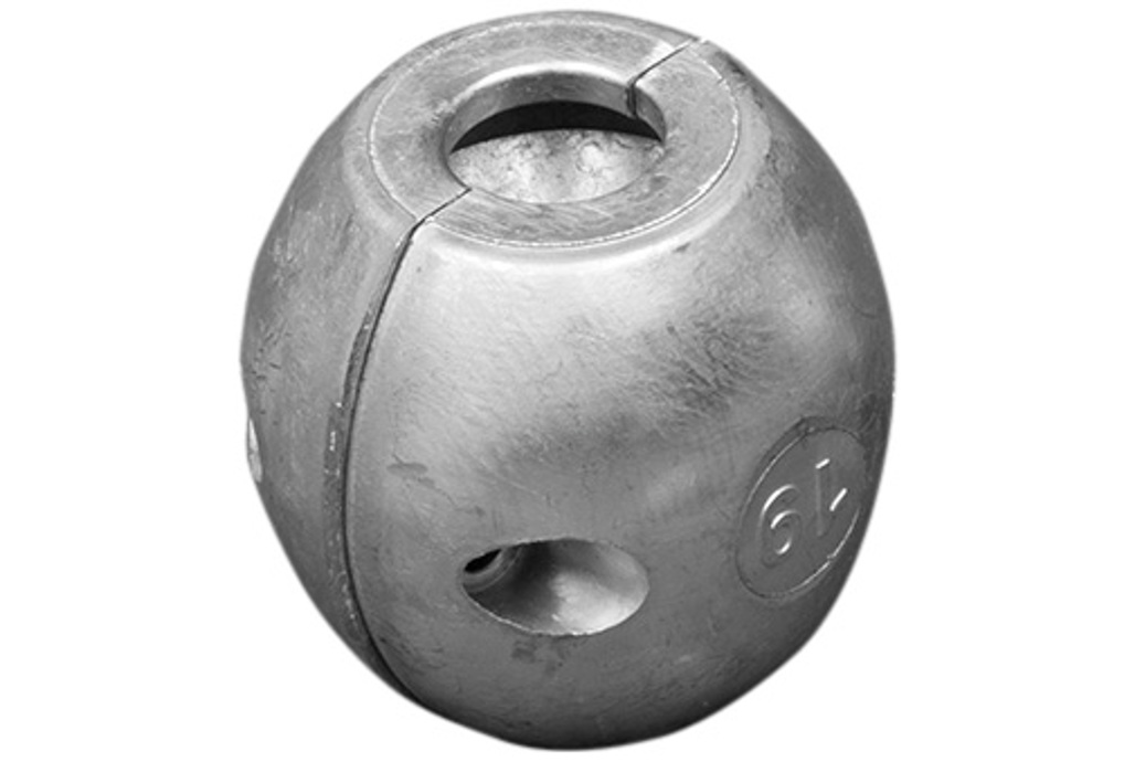 Zink Wellenanode lange Form