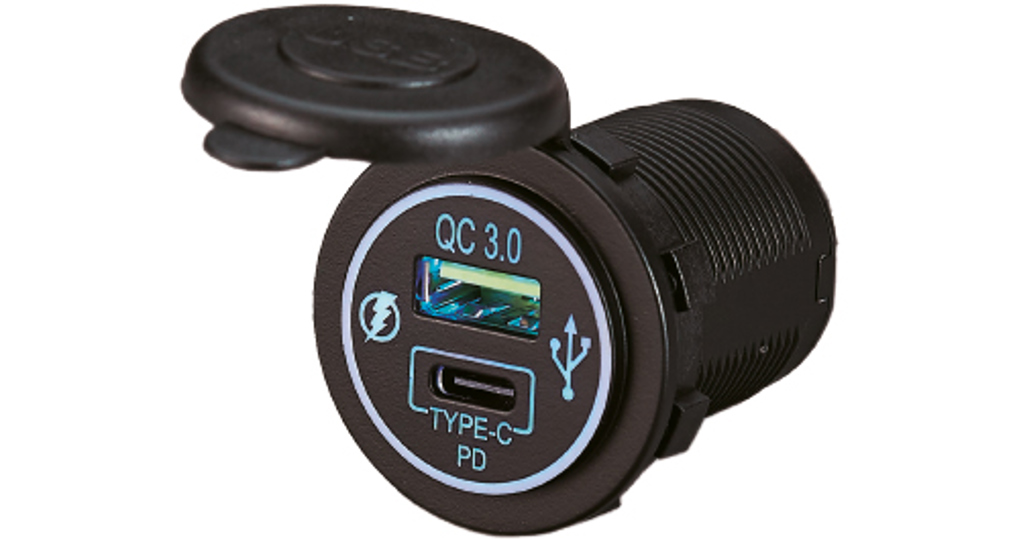 USB-Doppeldose Typ C